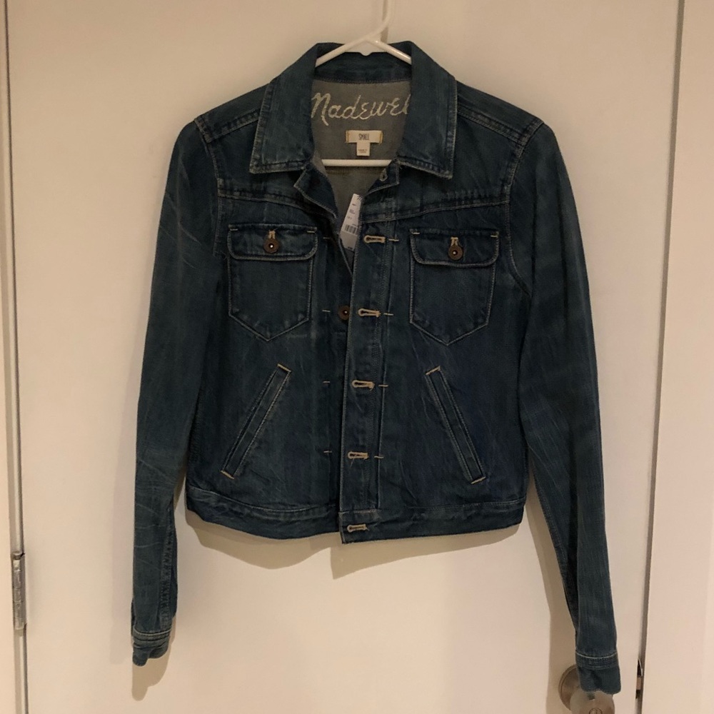 Brand new with tags Madewell denim jacket Sz small